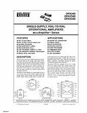 DataSheet OPA2340 pdf